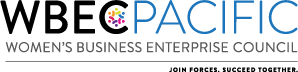 Horizontal Women's Business Enterprise Council Pacific logo.