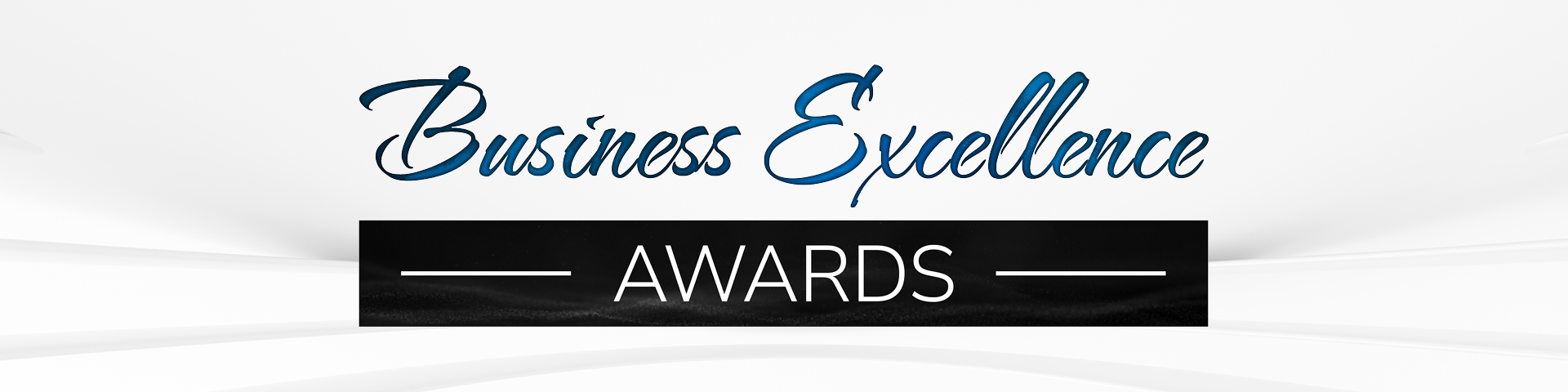 Business Excellence Awards logo on a white, rendered background.