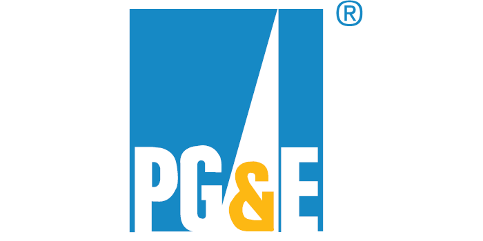 Pacific Gas and Electric logo.